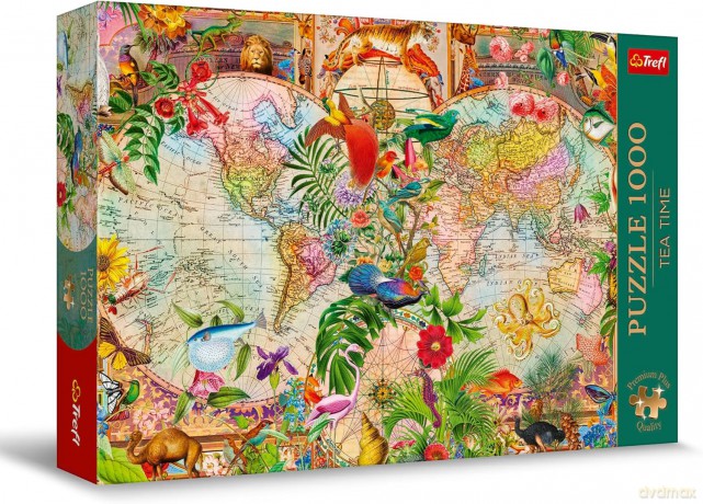 TREFL 1000 el. Antyczna mapa świata [PUZZLE]