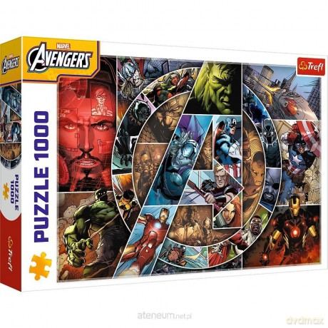 TREFL 1000 el. Avengers: Bohaterowie [PUZZLE]