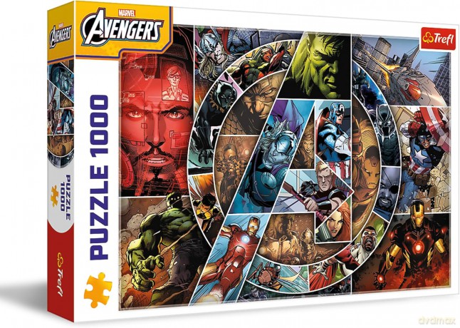 TREFL 1000 el. Avengers: Bohaterowie [PUZZLE]