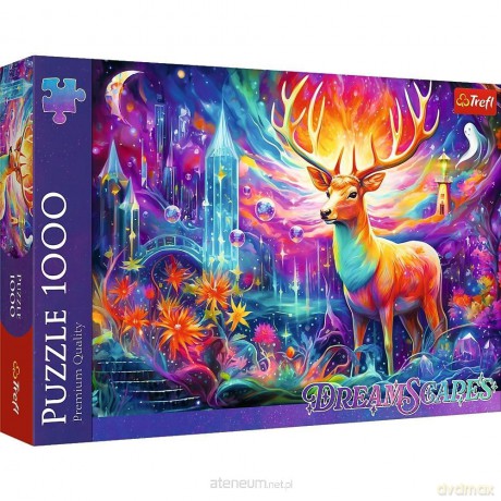 TREFL 1000 el. DreamScapes: Mistyczny jeleń [PUZZLE]