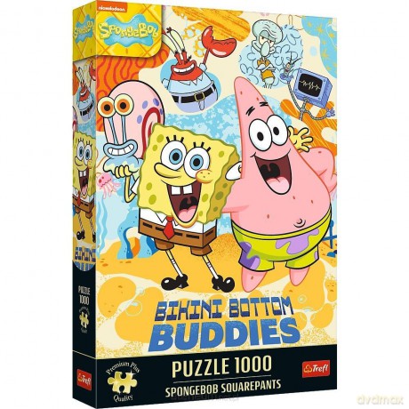 TREFL 1000 el. SpongeBob Kanciastoporty [PUZZLE]