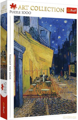 TREFL 1000 el. Taras kawiarni w nocy [PUZZLE]