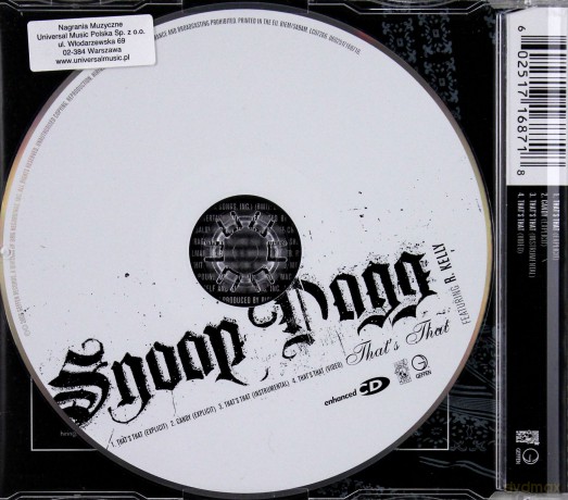 Snoop Dogg: That's That -Single [CD]