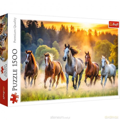 TREFL 1500 el. Dzikie konie [PUZZLE]
