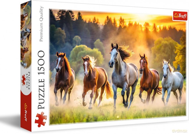 TREFL 1500 el. Dzikie konie [PUZZLE]