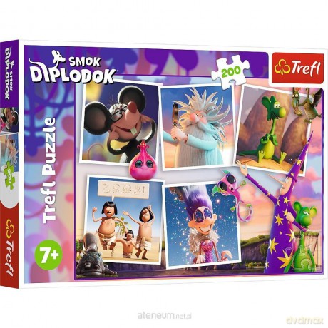 TREFL 200 el. Przygody Smoka Diplodoka [PUZZLE]