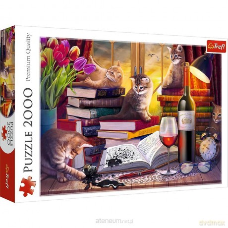 TREFL 2000 el. Koci wieczór [PUZZLE]
