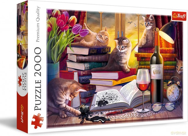 TREFL 2000 el. Koci wieczór [PUZZLE]