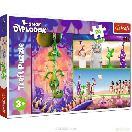 TREFL 24 el. maxi Ciekawski Smok [PUZZLE]