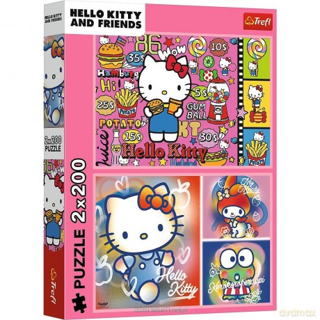 TREFL 2x200 el. Hello Kitty i przyjaciele [PUZZLE]