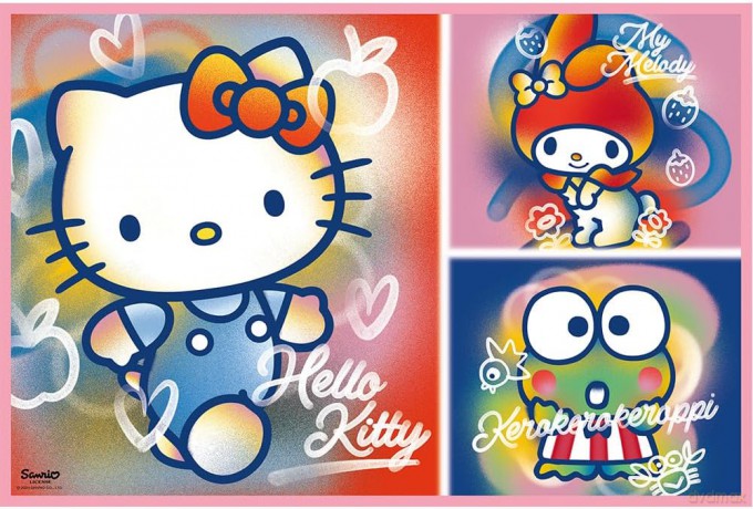 TREFL 2x200 el. Hello Kitty i przyjaciele [PUZZLE]
