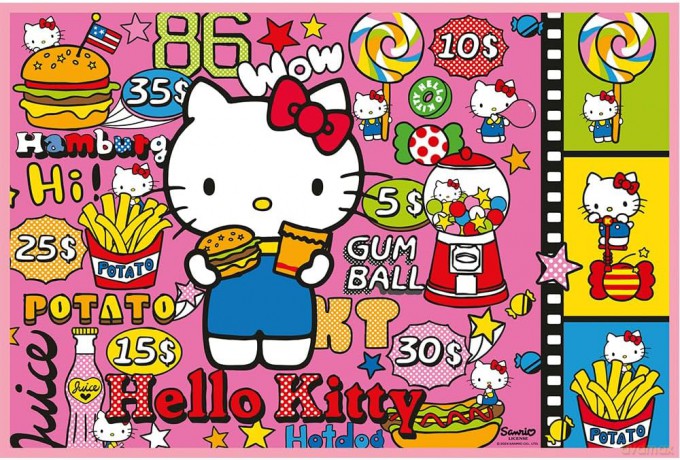 TREFL 2x200 el. Hello Kitty i przyjaciele [PUZZLE]