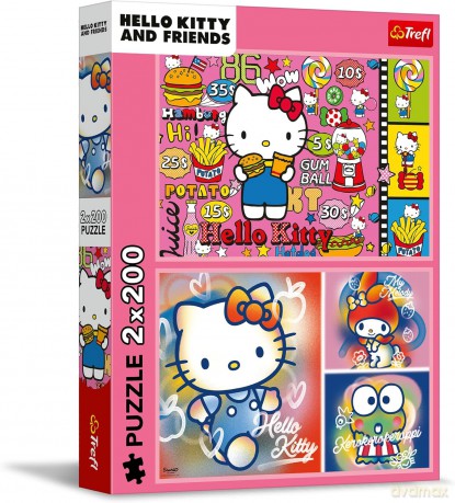 TREFL 2x200 el. Hello Kitty i przyjaciele [PUZZLE]