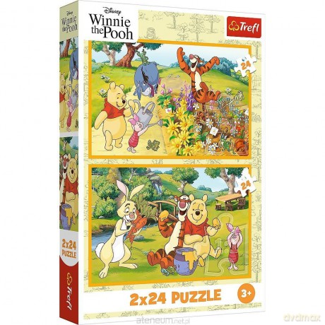TREFL 2x24 el. Dzień w ogrodzie [PUZZLE]