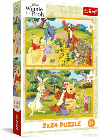 TREFL 2x24 el. Dzień w ogrodzie [PUZZLE]