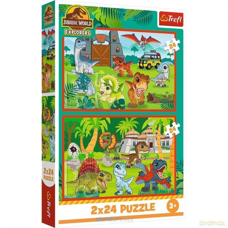 TREFL 2x24 el. Małe dinozaury [PUZZLE]