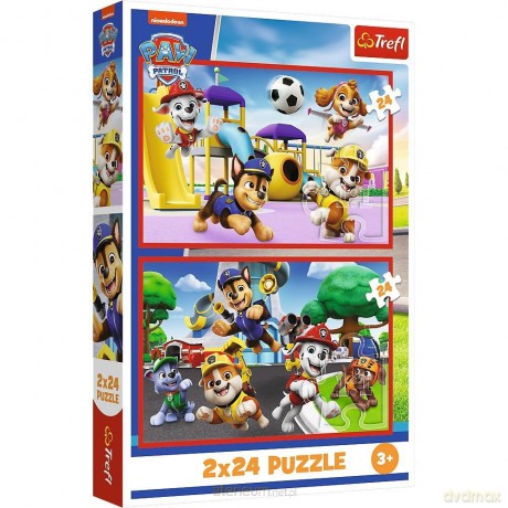 TREFL 2x24 el. Psi dzień zabaw [PUZZLE]