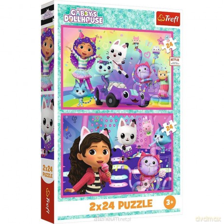 TREFL 2x24 el. Zabawy z Gabby [PUZZLE]