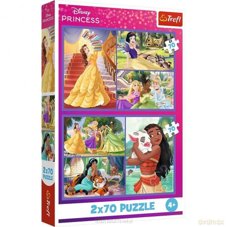 TREFL 2x70 el. Bajkowe dni [PUZZLE]