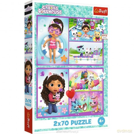 TREFL 2x70 el. Baw się z Gabby [PUZZLE]