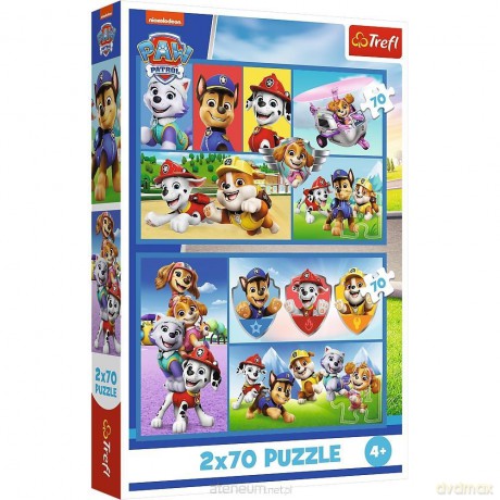 TREFL 2x70 el. Psi Patrol rządzi [PUZZLE]