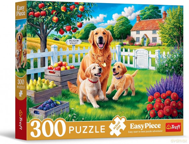 TREFL 300 el. EasyPiece - Pieski na wsi [PUZZLE]