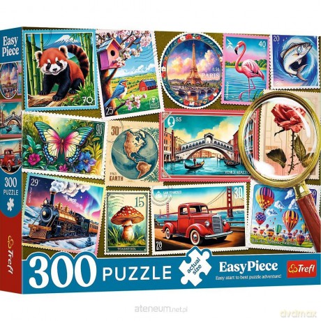 TREFL 300 el. EasyPiece - Znaczki pocztowe [PUZZLE]