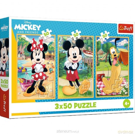 TREFL 3x50 el. Myszki na wakacjach [PUZZLE]