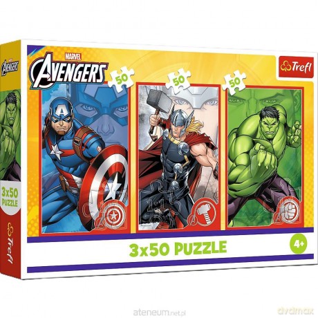 TREFL 3x50 el. Twój bohater [PUZZLE]