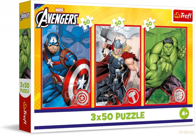 TREFL 3x50 el. Twój bohater [PUZZLE]