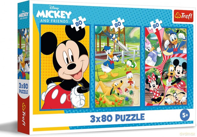 TREFL 3x80 el. Ekipa Myszki Miki [PUZZLE]