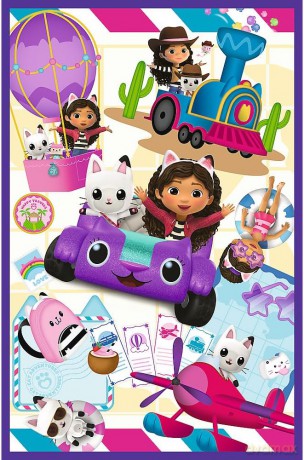 TREFL 3x80 el. Kolorowe dni Gabby [PUZZLE]