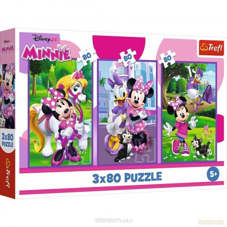 TREFL 3x80 el. Minnie i przyjaciele [PUZZLE]