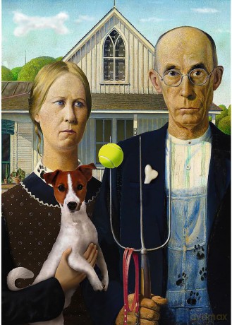 TREFL 500 el. American Gothic: Psia Edycja [PUZZLE]