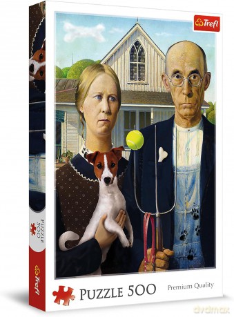 TREFL 500 el. American Gothic: Psia Edycja [PUZZLE]