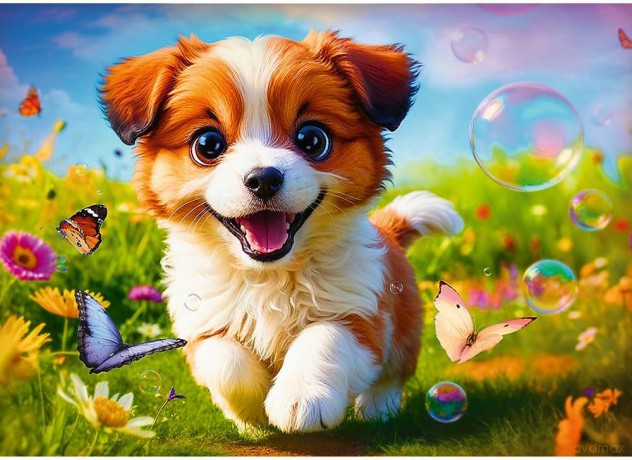 TREFL 500 el. Wesoły piesek [PUZZLE]