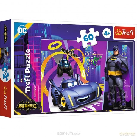 TREFL 60 el. Batman i jego pojazdy [PUZZLE]