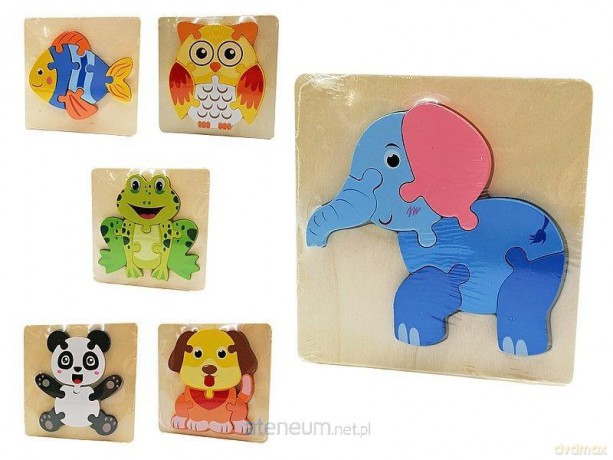 Układanka puzzle zwierzęta MIX [PUZZLE]