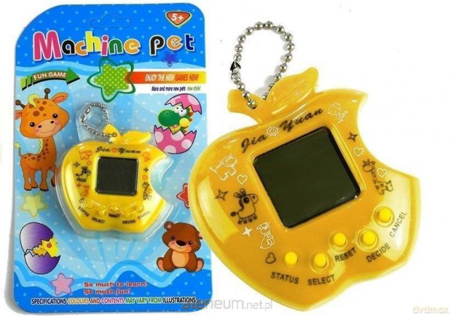 Zwierzątko elektroniczne Tamagotchi żółte [GRA]