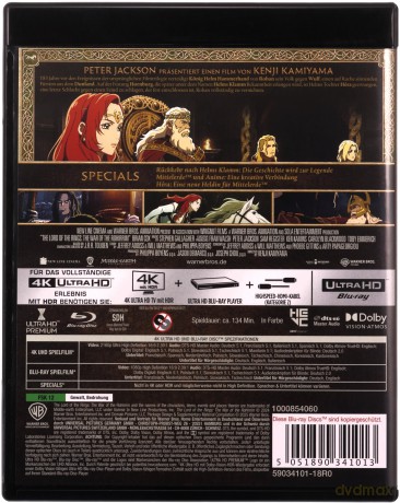 Władca Pierścieni: Wojna Rohirrimów [Blu-Ray 4K]+[Blu-Ray]