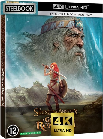 The Lord of the Rings: The War of the Rohirrim (Władca Pierścieni: Wojna Rohirrimów) (steelbook) [Blu-Ray 4K]+[Blu-Ray]