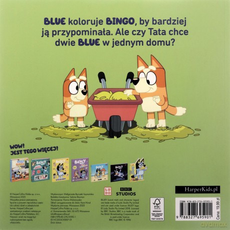 Bluey. Mini-Blue. Moja czytanka - LUDO [KSIĄŻKA]