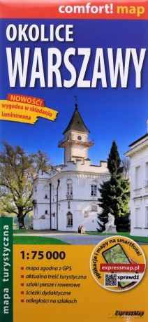 Comfort! map Okolice Warszawy 1:75 000