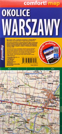 Comfort! map Okolice Warszawy 1:75 000