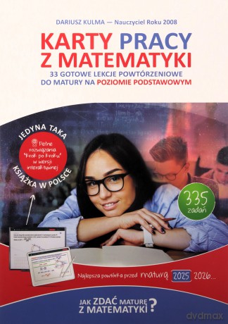 Karty pracy z matematyki ZR 2025 - Dariusz Kulma [KSIĄŻKA]