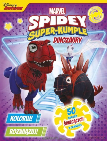 Koloruj! Rozwiązuj! 50 naklejek świecących - Ilona Siwak [KSIĄŻKA]