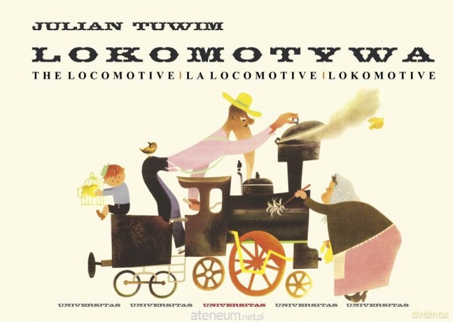 Lokomotywa (wersja pol-ang-fr-niem) - Julian Tuwim [KSIĄŻKA]