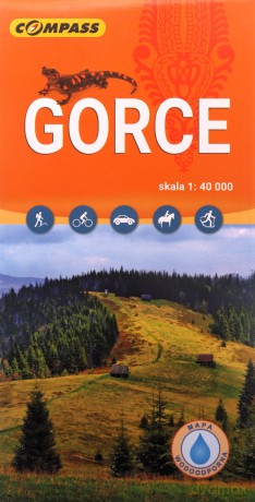 Mapa turystyczna - Gorce 1:40 000 laminat w.19