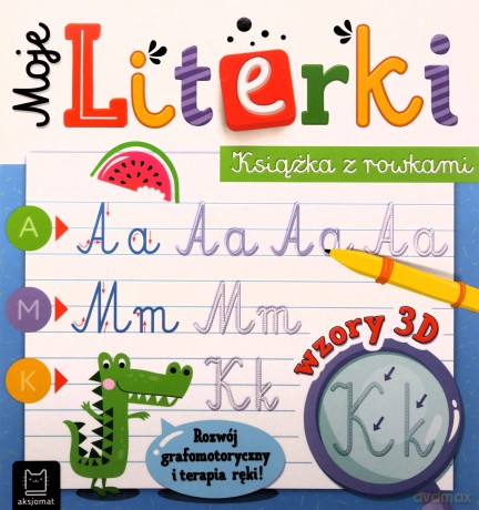 Moje literki. Książka z rowkami - Bogusław Michalec [KSIĄŻKA]
