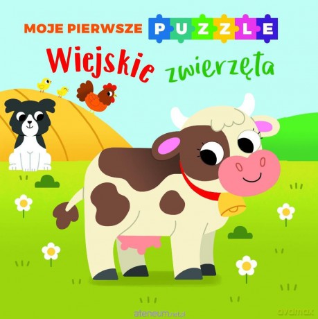 Moje pierwsze puzzle. Wiejskie zwierzęta [KSIĄŻKA]